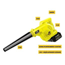 Soprador e Aspirador Profissional a Bateria 21V 15000mah Intercambiável  - Titanium